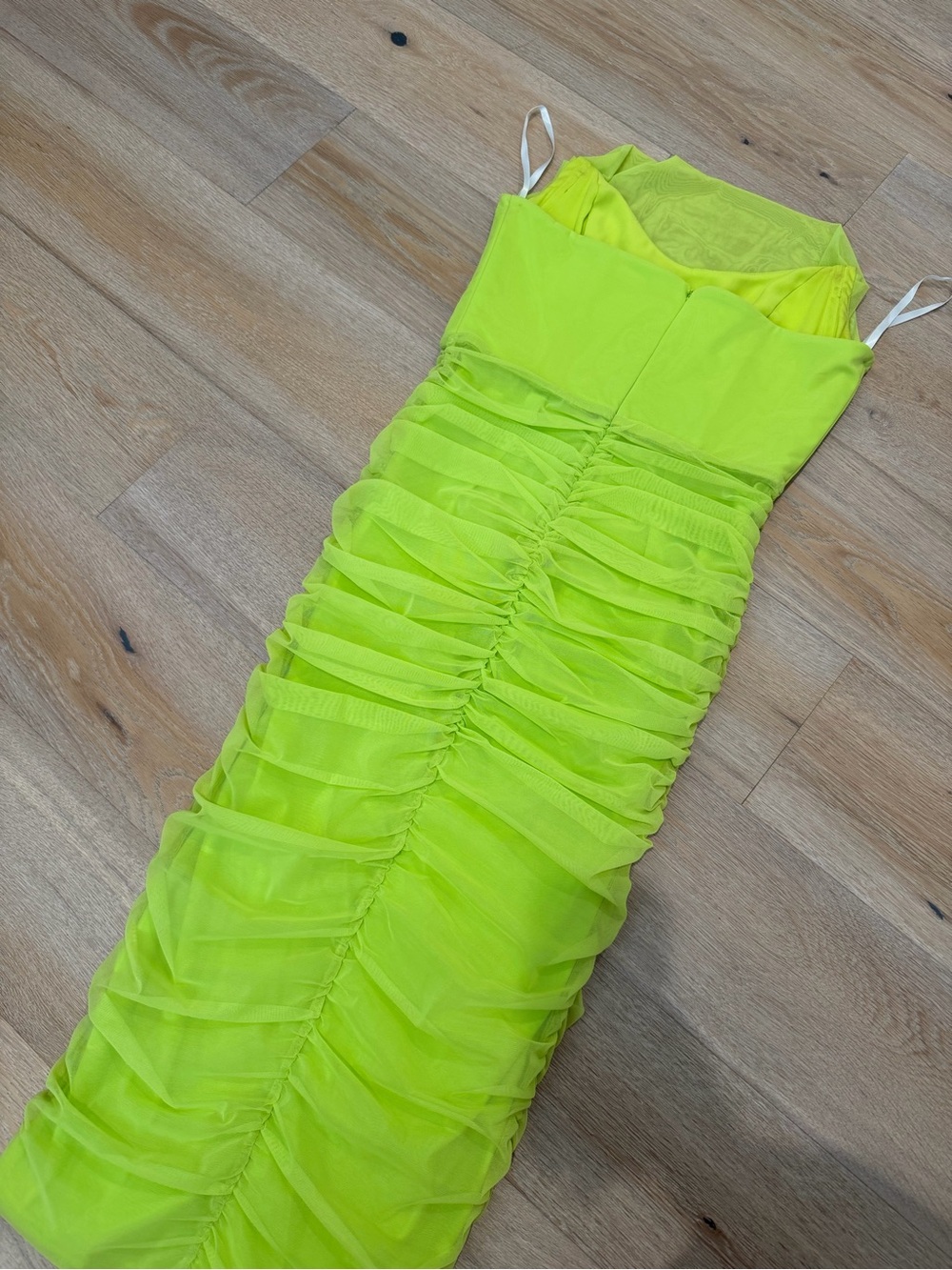 Michael Costello x REVOLVE India Midi Dress in Lime Green S - Picture 4 of 6